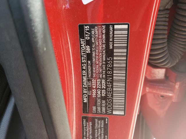 WDDSJ4EB4FN187865 Mercedes-Benz CLA 250