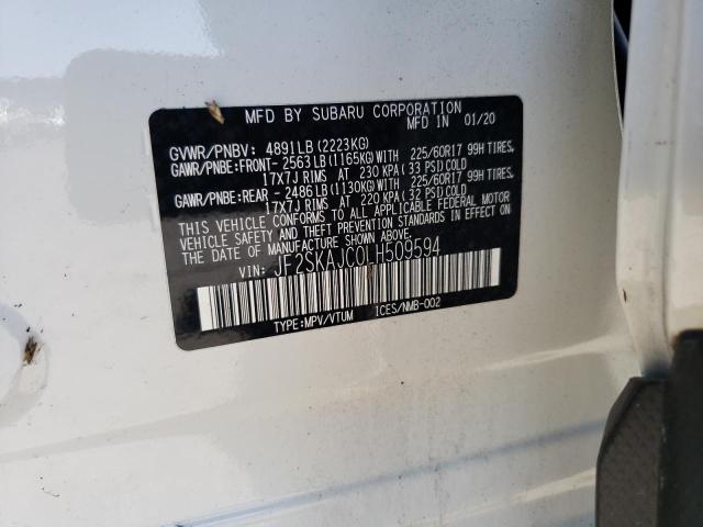 JF2SKAJC0LH509594 Subaru Forester Premium