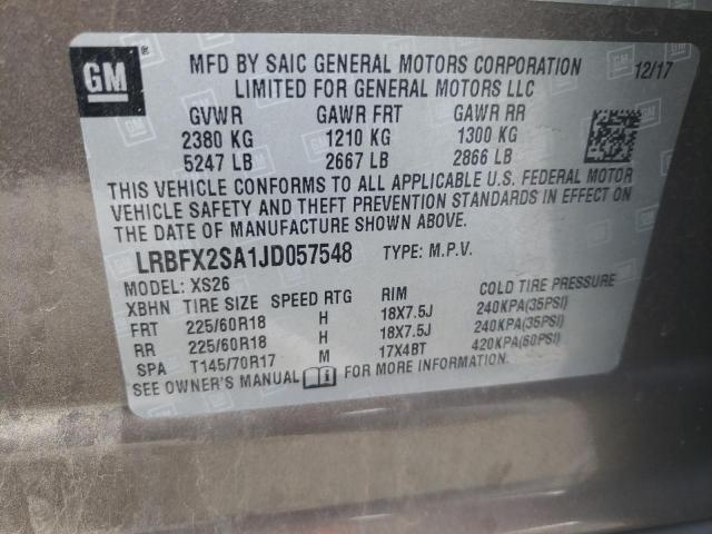 LRBFX2SA1JD057548 Buick Envision Essence
