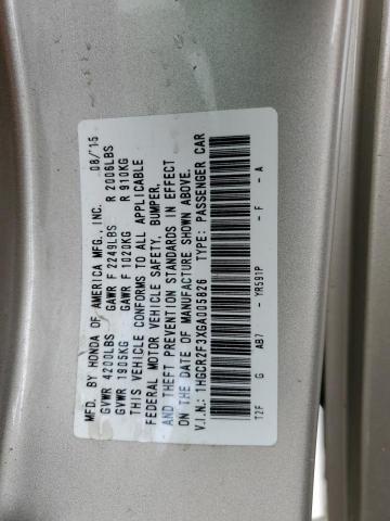 1HGCR2F3XGA005826 Honda ACCORD LX
