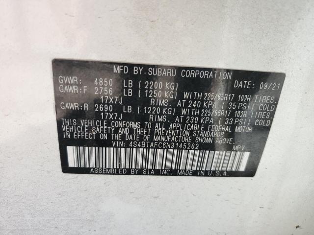 4S4BTAFC6N3145262 Subaru Outback Premium
