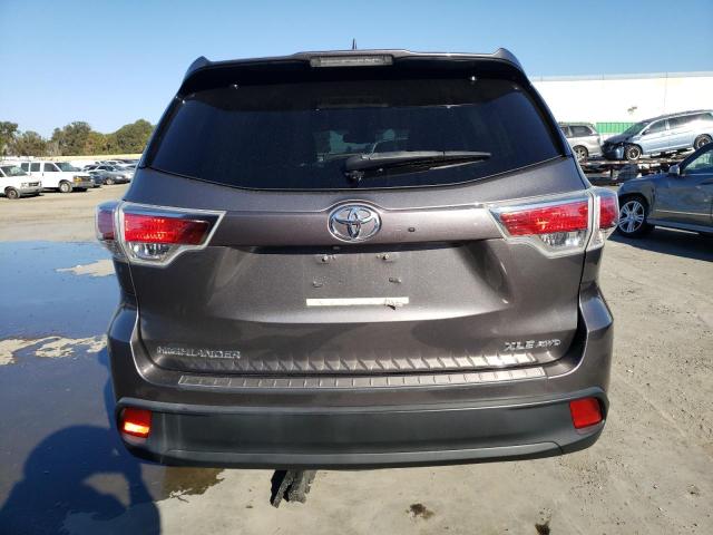 VIN 5TDJKRFH7ES026681 2014 Toyota Highlander, Xle no.6