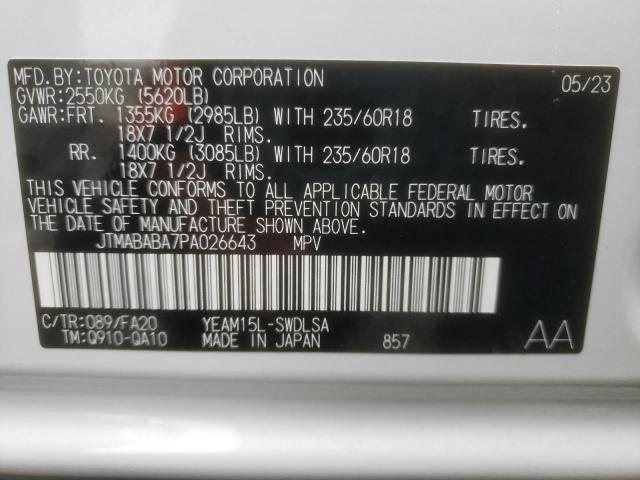 2023 SUBARU SOLTERRA P JTMABABA7PA026643