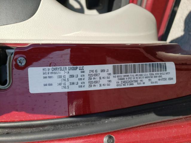 2C4RDGCG4ER479002 Dodge Grand Caravan Sxt