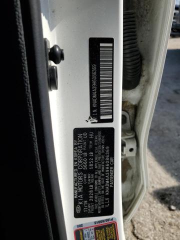 KNADM4A39H6086369 KIA RIO LX