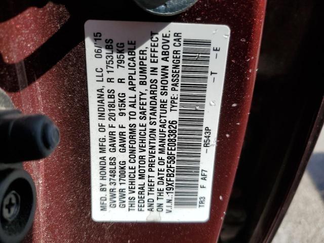 19XFB2F58FE083826 Honda Civic Lx