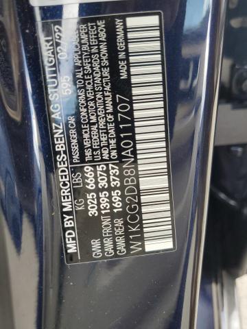 2022 MERCEDES-BENZ EQS SEDAN - W1KCG2DB8NA011707