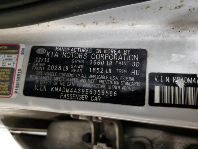 KNADM4A39E6356566 KIA RIO LX