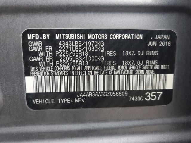 JA4AR3AW3GZ056609 Mitsubishi Outlander Sport Es