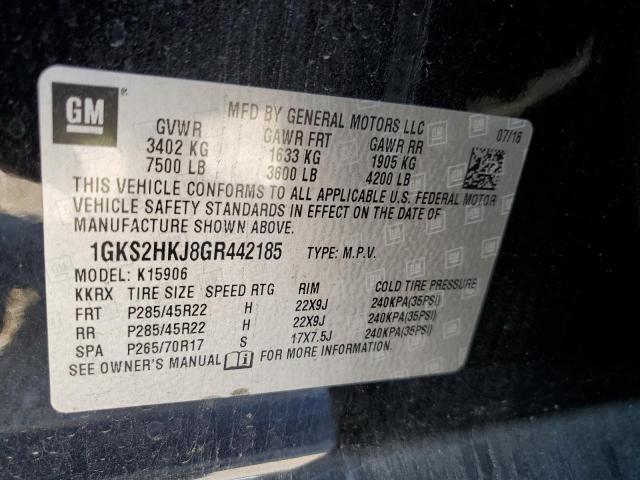 2016 GMC YUKON XL D - 1GKS2HKJ8GR442185