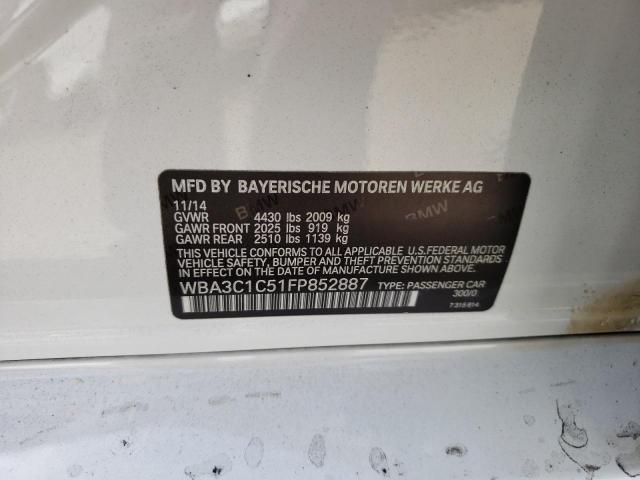 WBA3C1C51FP852887 BMW 328 I Sulev