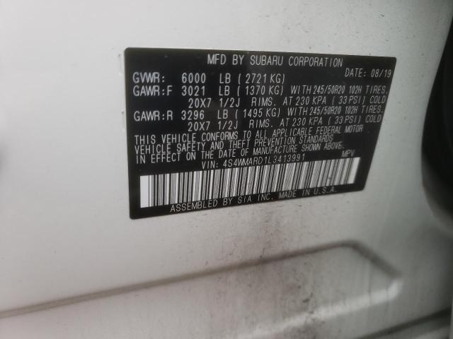4S4WMARD1L3413991 Subaru Ascent Touring