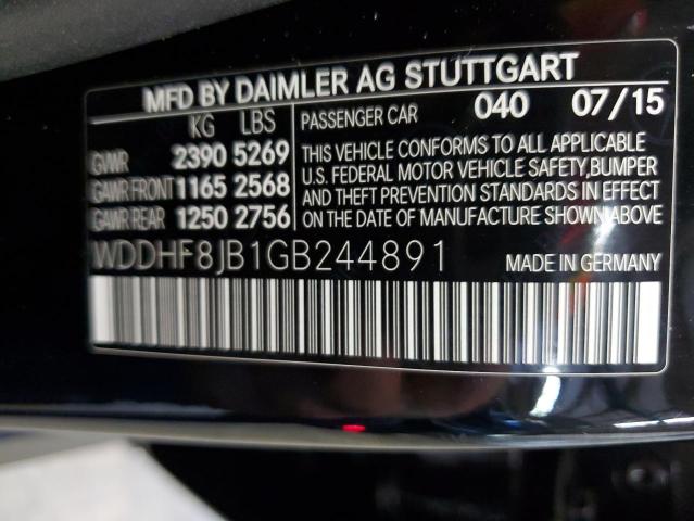 WDDHF8JB1GB244891 Mercedes-Benz E 350 4matic