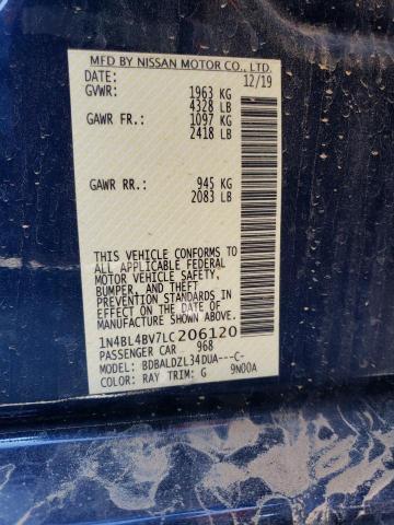 1N4BL4BV7LC206120 Nissan ALTIMA S