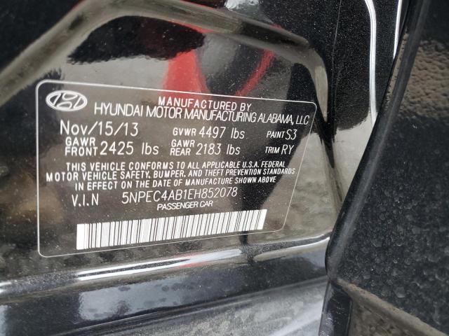 5NPEC4AB1EH852078 Hyundai SONATA SE