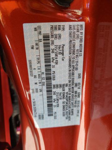 1FADP3K23JL302756 Ford FOCUS SE