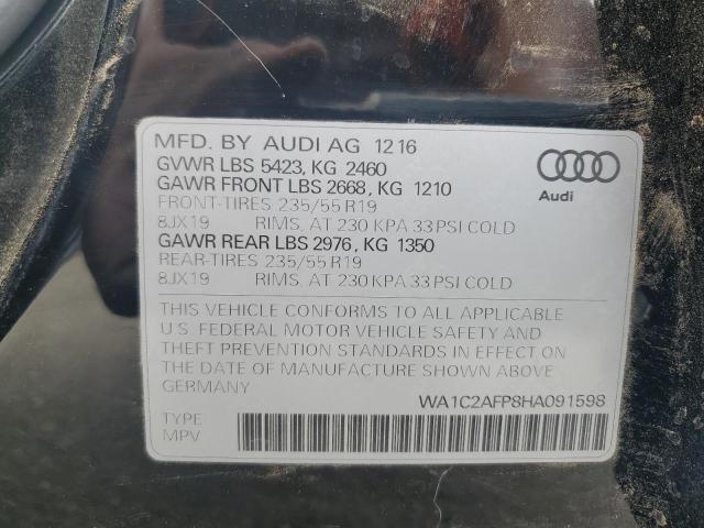 VIN WA1C2AFP8HA091598 2017 Audi Q5, Premium no.14