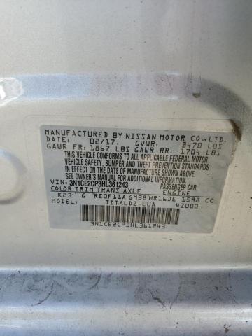 3N1CE2CP3HL361243 Nissan Versa Note S