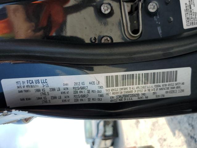 1C4NJPBAXFD350299 Jeep Patriot Sport