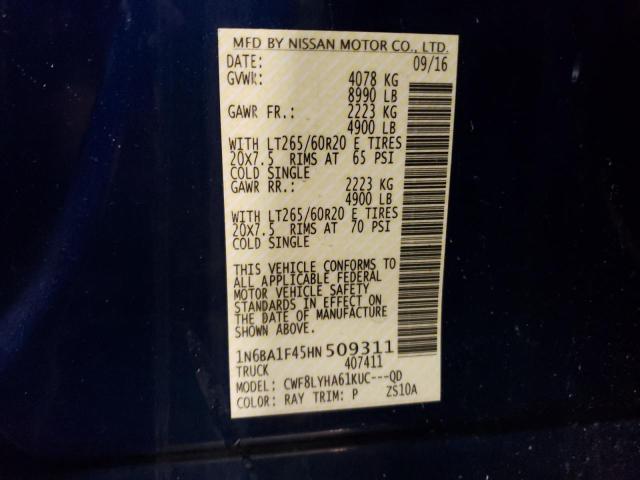 2017 NISSAN TITAN XD P - 1N6BA1F45HN509311
