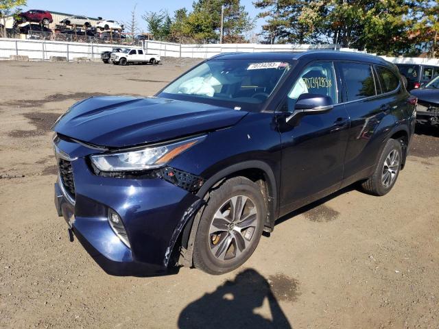 VIN 5TDHZRBH7LS507351 2020 Toyota Highlander, Xle no.1