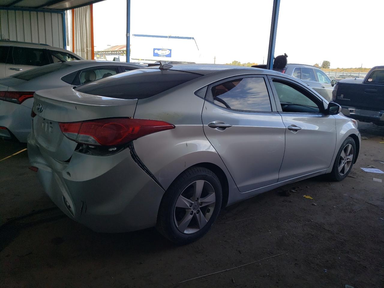 Lot #2193295761 2013 HYUNDAI ELANTRA GL