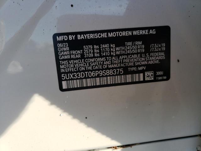 2023 BMW X4 XDRIVE3 - 5UX33DT06P9S88375