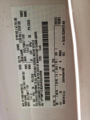1FTMF1CB2KKD23556 2019 Ford F150