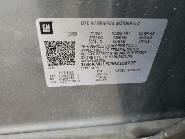 VIN 1GKKNULS2MZ108737 2021 GMC ACADIA no.13