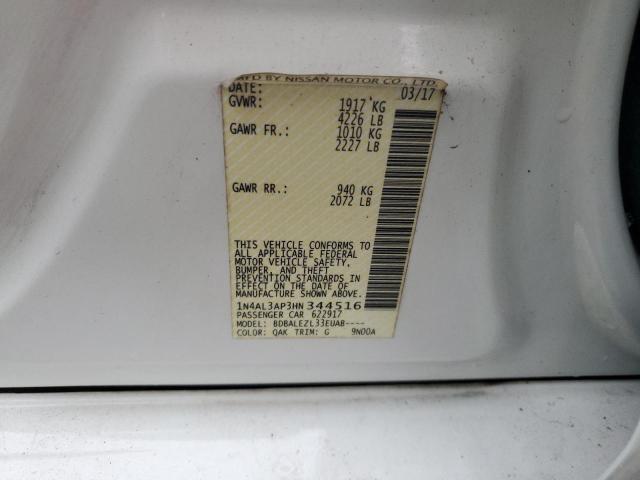 1N4AL3AP3HN344516 Nissan ALTIMA 2.5