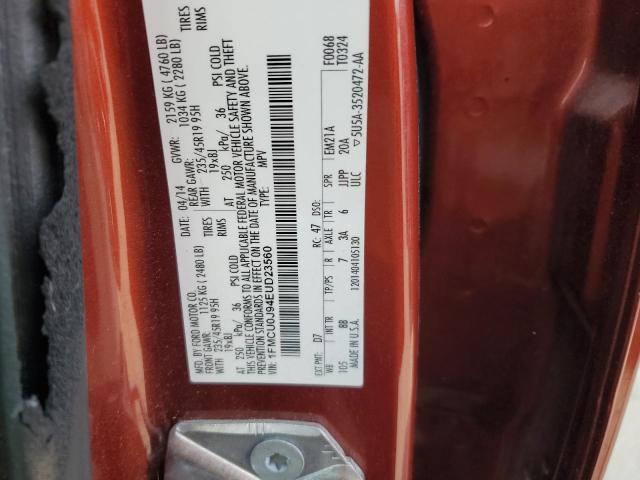 1FMCU0J94EUD23560 Ford Escape Titanium