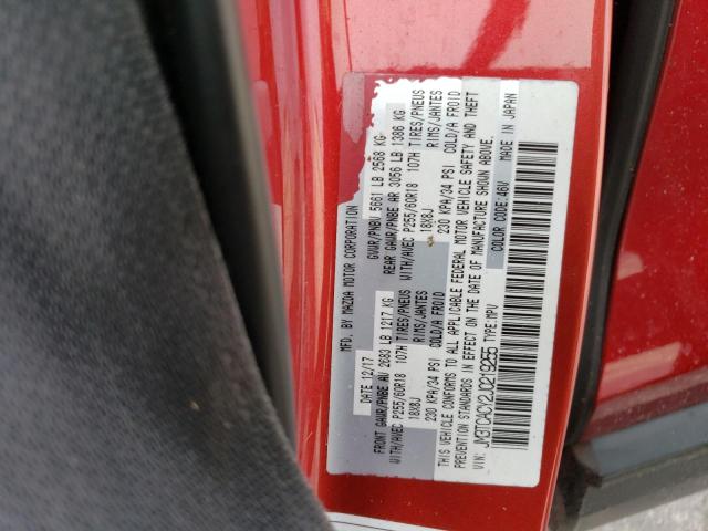 JM3TCACY2J0219255 Mazda Cx-9 Touring