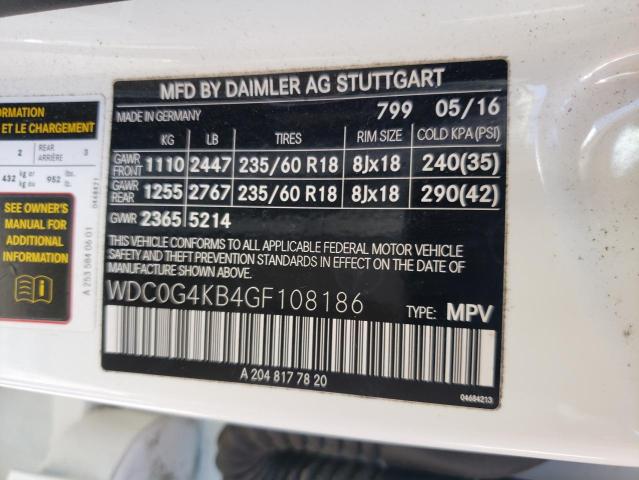 WDC0G4KB4GF108186 Mercedes-Benz Glc 300 4matic