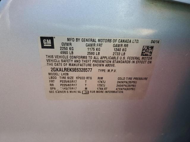 2GKALREK9E6328577 GMC Terrain Sle