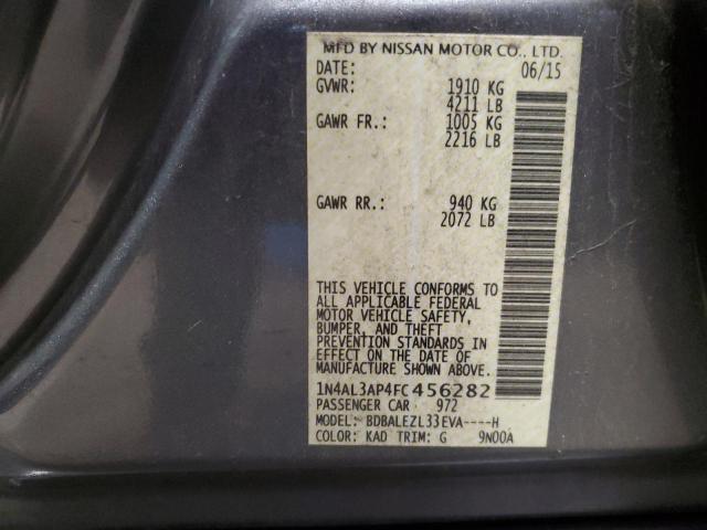 1N4AL3AP4FC456282 Nissan ALTIMA 2.5