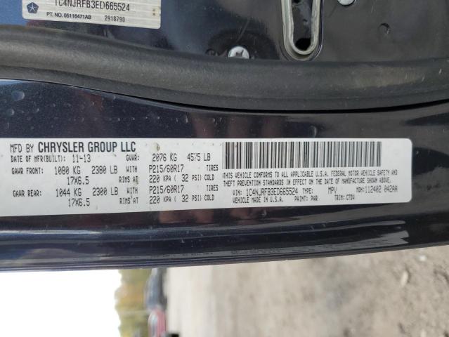 1C4NJRFB3ED665524 Jeep Patriot Latitude