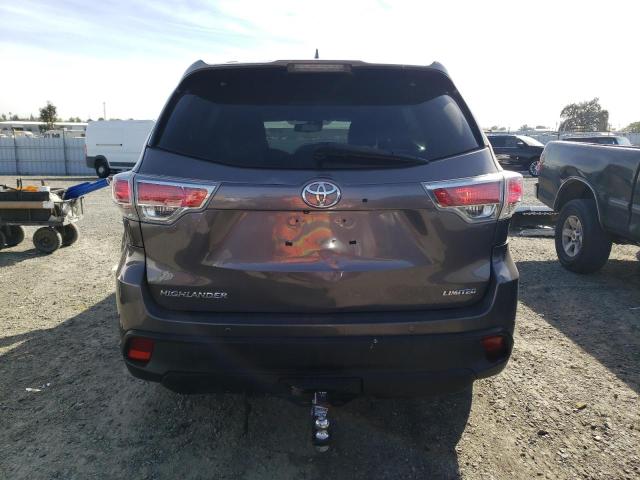 VIN 5TDYKRFH4ES036745 2014 Toyota Highlander, Limited no.6