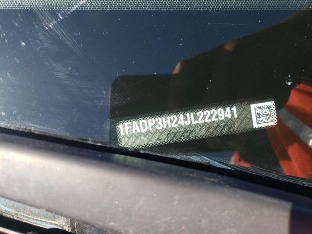 1FADP3H24JL222941 Ford FOCUS SEL