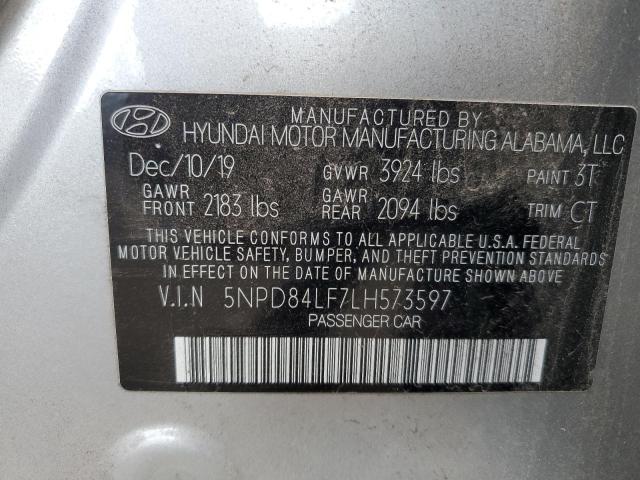 VIN 5NPD84LF7LH573597 2020 HYUNDAI ELANTRA no.13