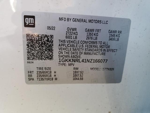 1GKKNRL41NZ166077 GMC Acadia SLE 13