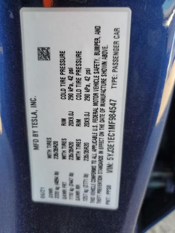 Фото: 5YJ3E1EC1MF984547 - 12