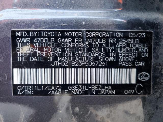 2023 LEXUS IS 350 F S JTHGZ1B23P5067261