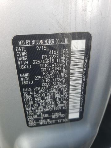 JN8AF5MV2FT559163 Nissan JUKE S