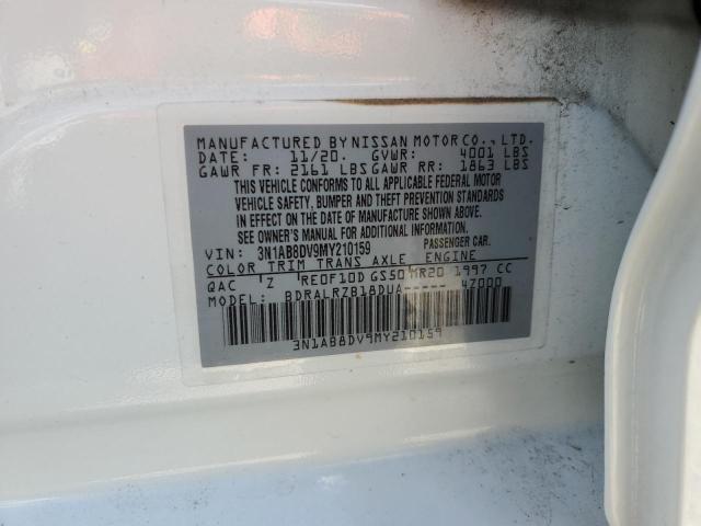 3N1AB8DV9MY210159 Nissan SENTRA SR