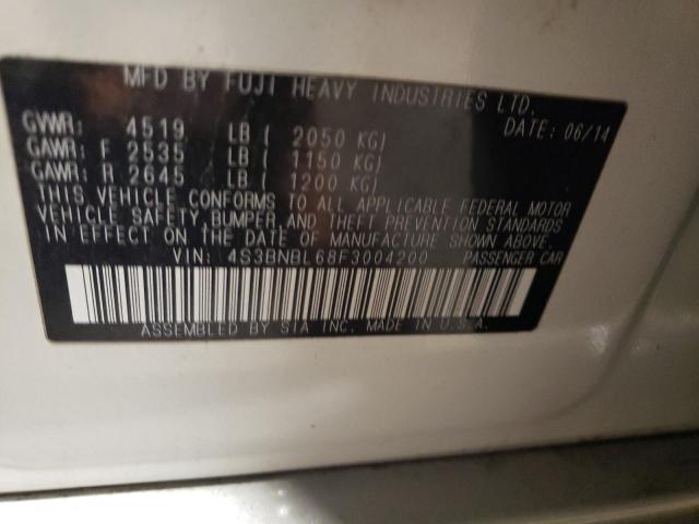 4S3BNBL68F3004200 Subaru Legacy 2.5i Limited