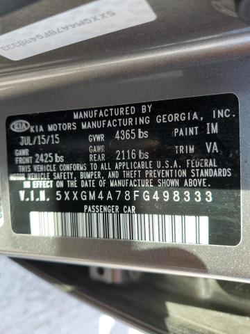 5XXGM4A78FG498333 KIA Optima Lx