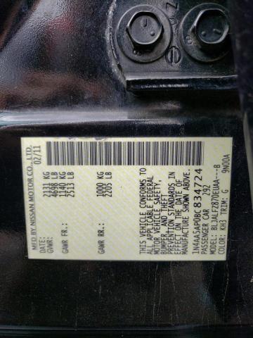 1N4AA5AP0BC834724 2011 Nissan Maxima S