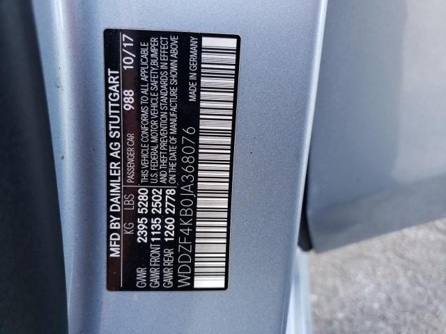 WDDZF4KB0JA368076 Mercedes-Benz E 300 4matic