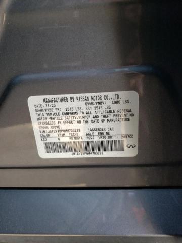  INFINITI Q50 2021 Сріблястий