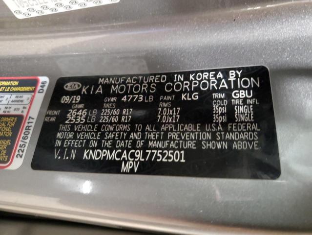 KNDPMCAC9L7752501 KIA Sportage Lx